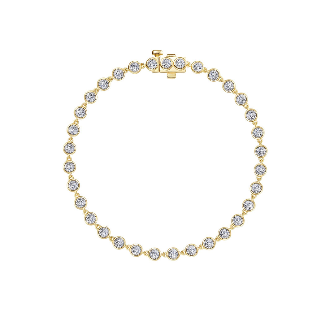 Bezel Strand Bracelet