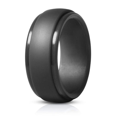 Black Silicone Ring Italgem