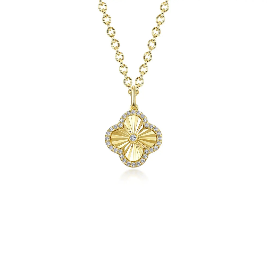 Clover Halo Necklace Lafonn