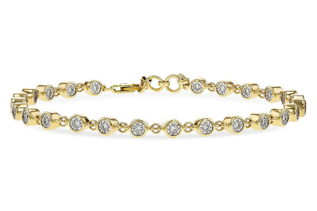 Diamond Bezel Tennis Bracelet Allison Kaufman