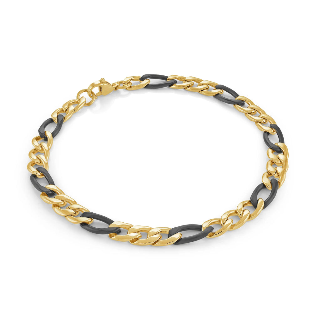 Figaro Link Bracelet Italgem