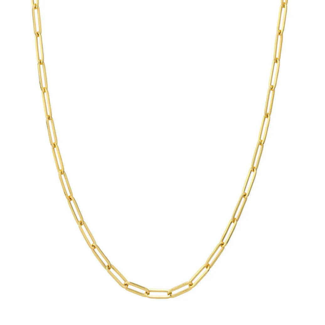 Gold Filled Paperclip Chain Midas