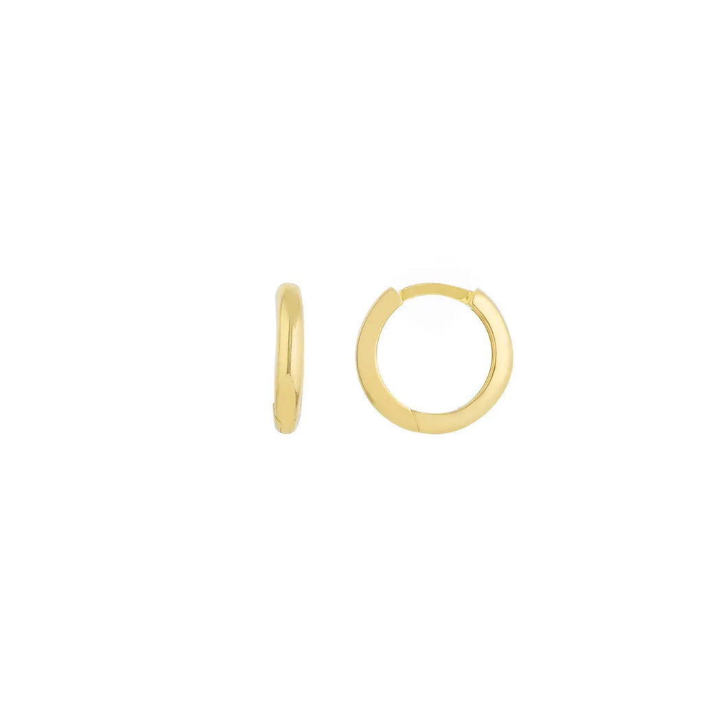Gold Huggie Earrings Midas