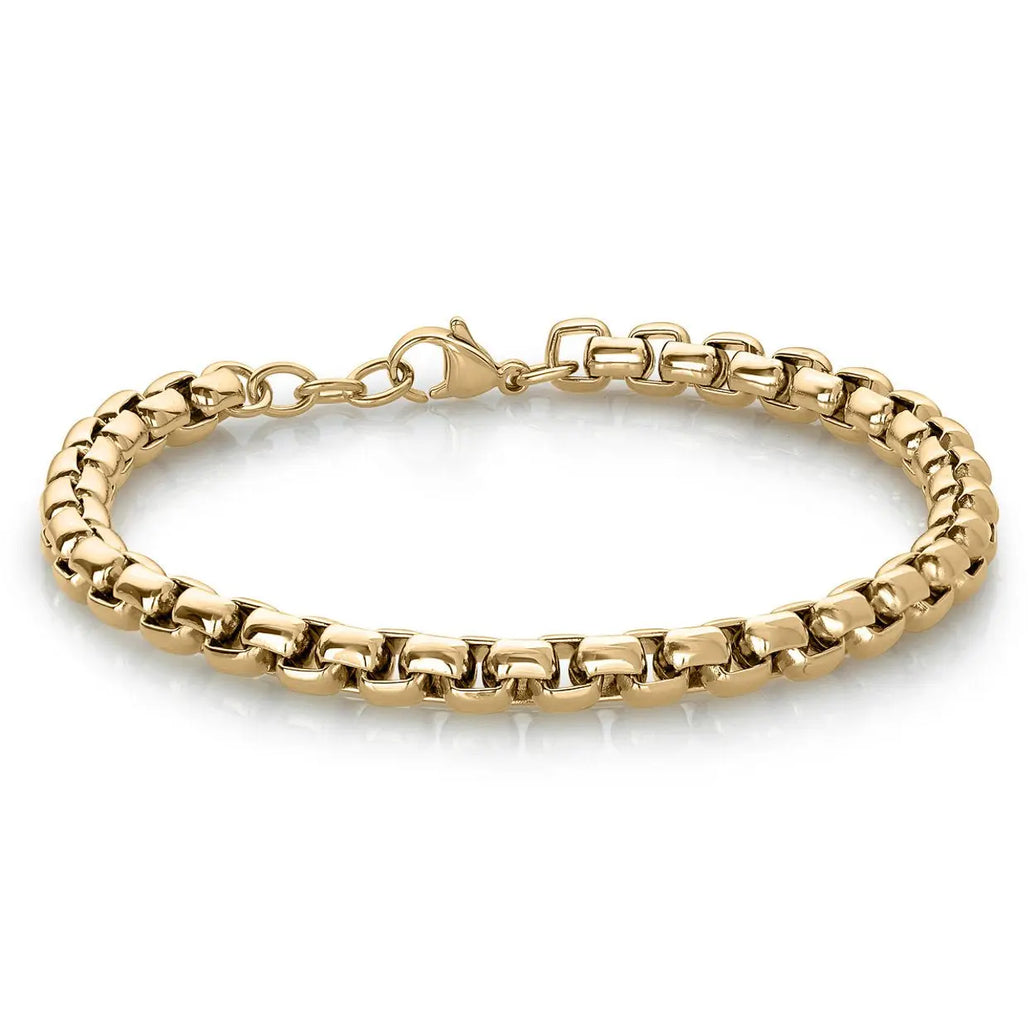 Gold Ion Plated Bracelet Italgem