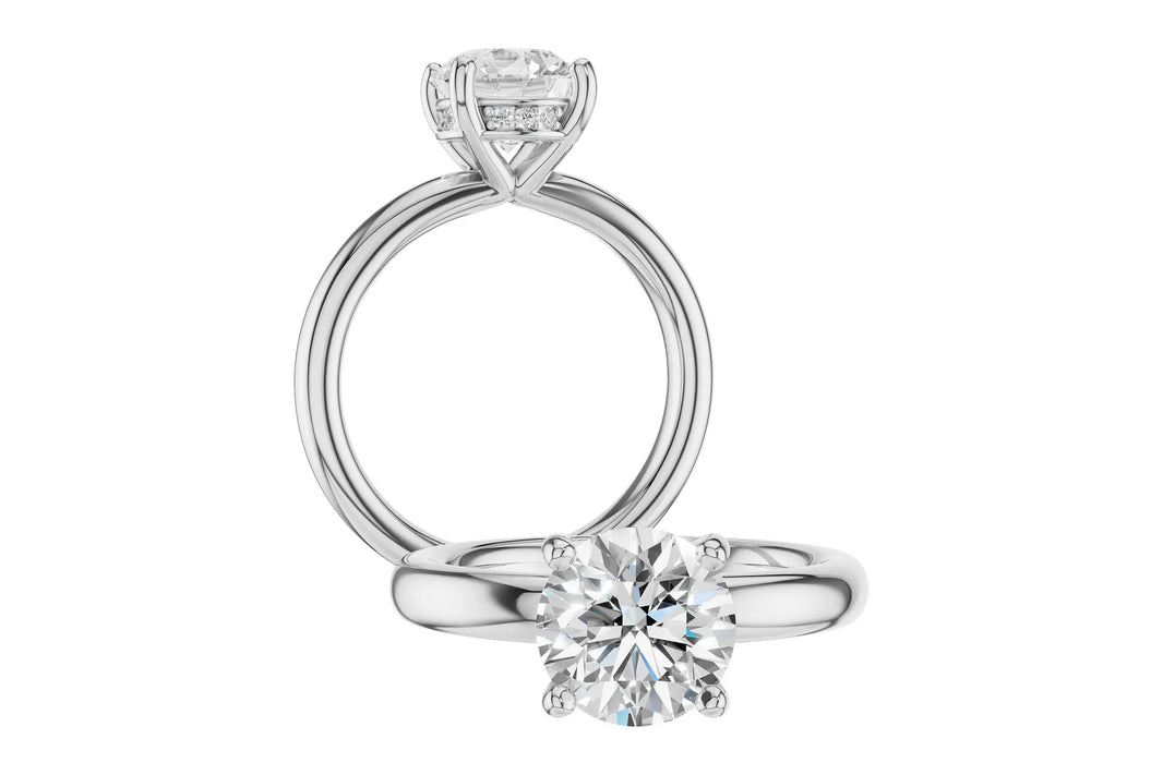 Hidden Halo Diamond Engagement Semi Mount Allison Kaufman