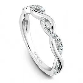 Infinity Style diamond semi mount ring Crown Ring Bridal House
