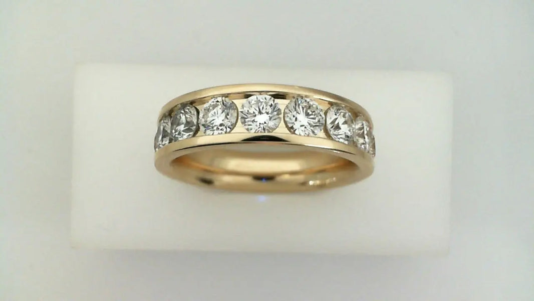 Lab Grown Diamond Wedding Band Crown Ring Bridal House