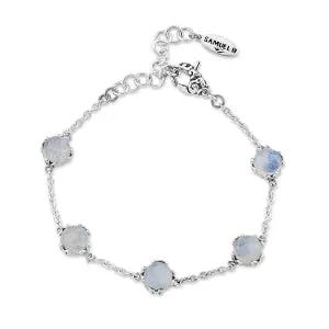 Rainbow Moonstone Glow Bracelet Samuel B Collection