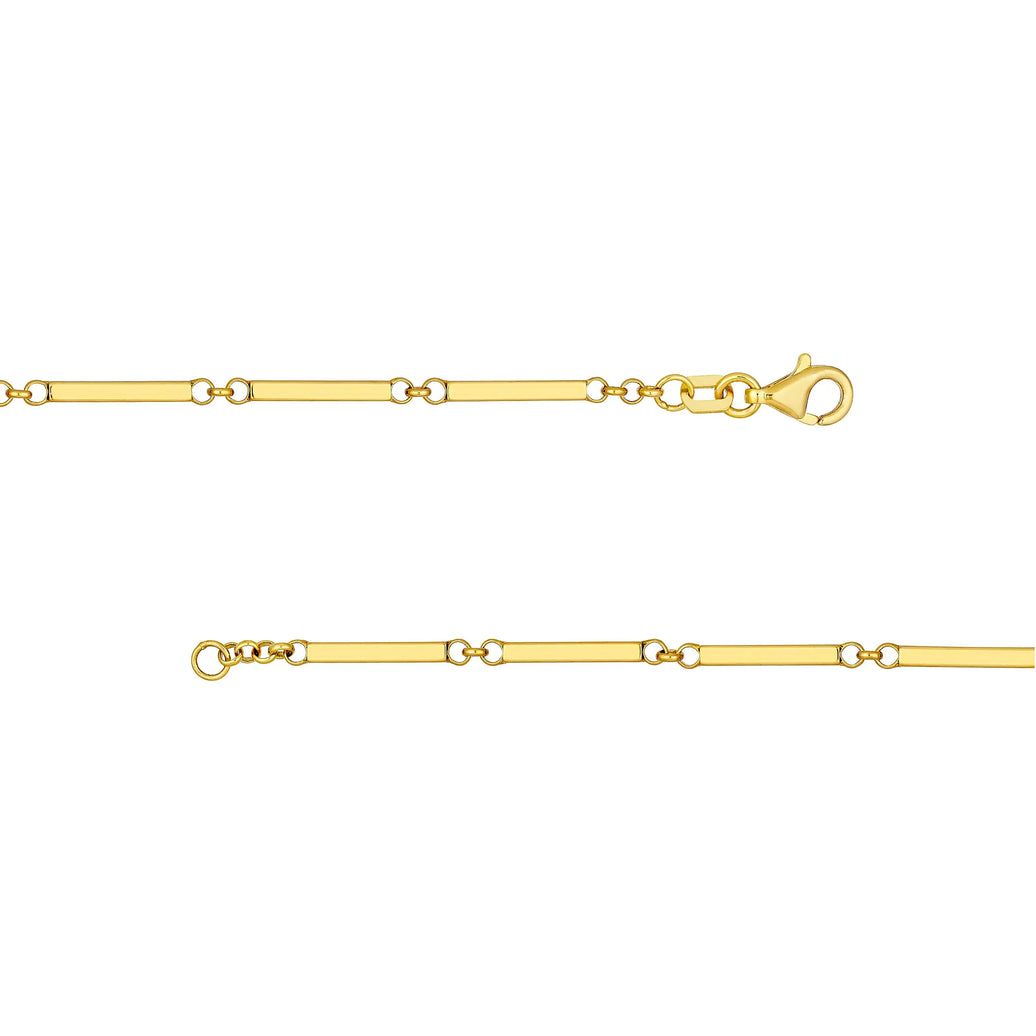 Rectangle Bar Station Bracelet Midas