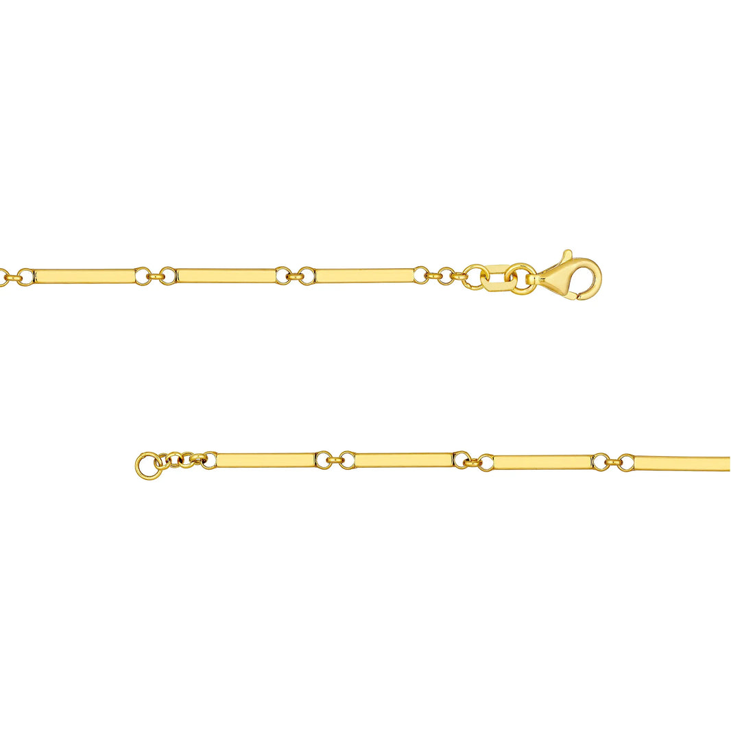 Rectangle Bar Station Bracelet Midas