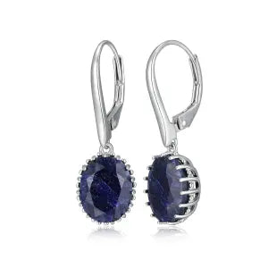 Sapphire Drop Earrings Samuel B Collection