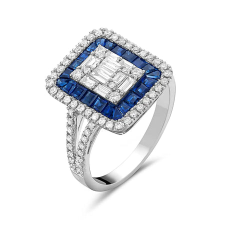 Sapphire and Diamond Ring Bassali