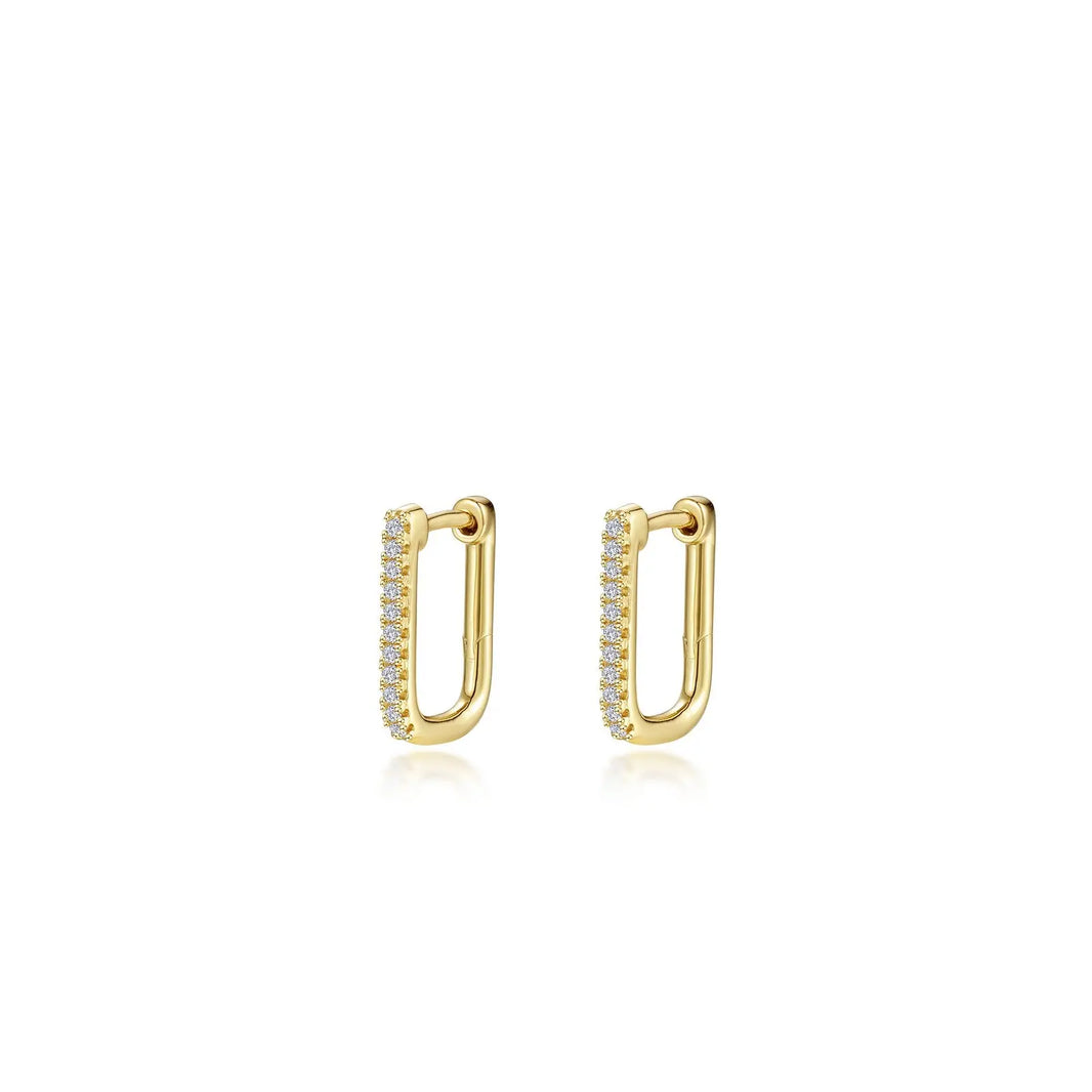 Small Rectangle Hoop Earrings Lafonn