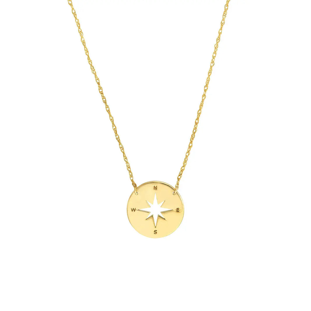 So you! Compass Rose Necklace Midas