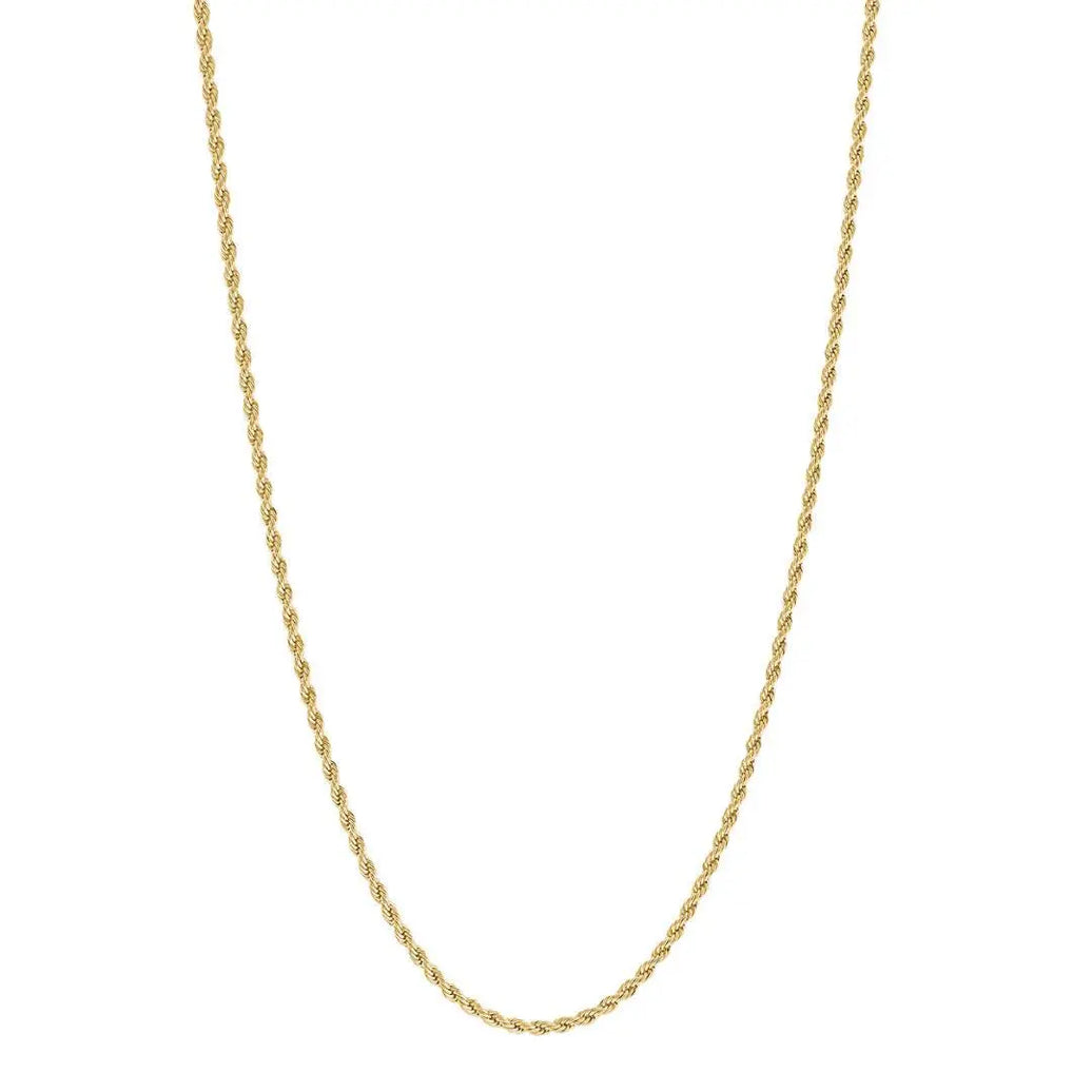 Stainless Steel Ion Plated Rope Chain Italgem