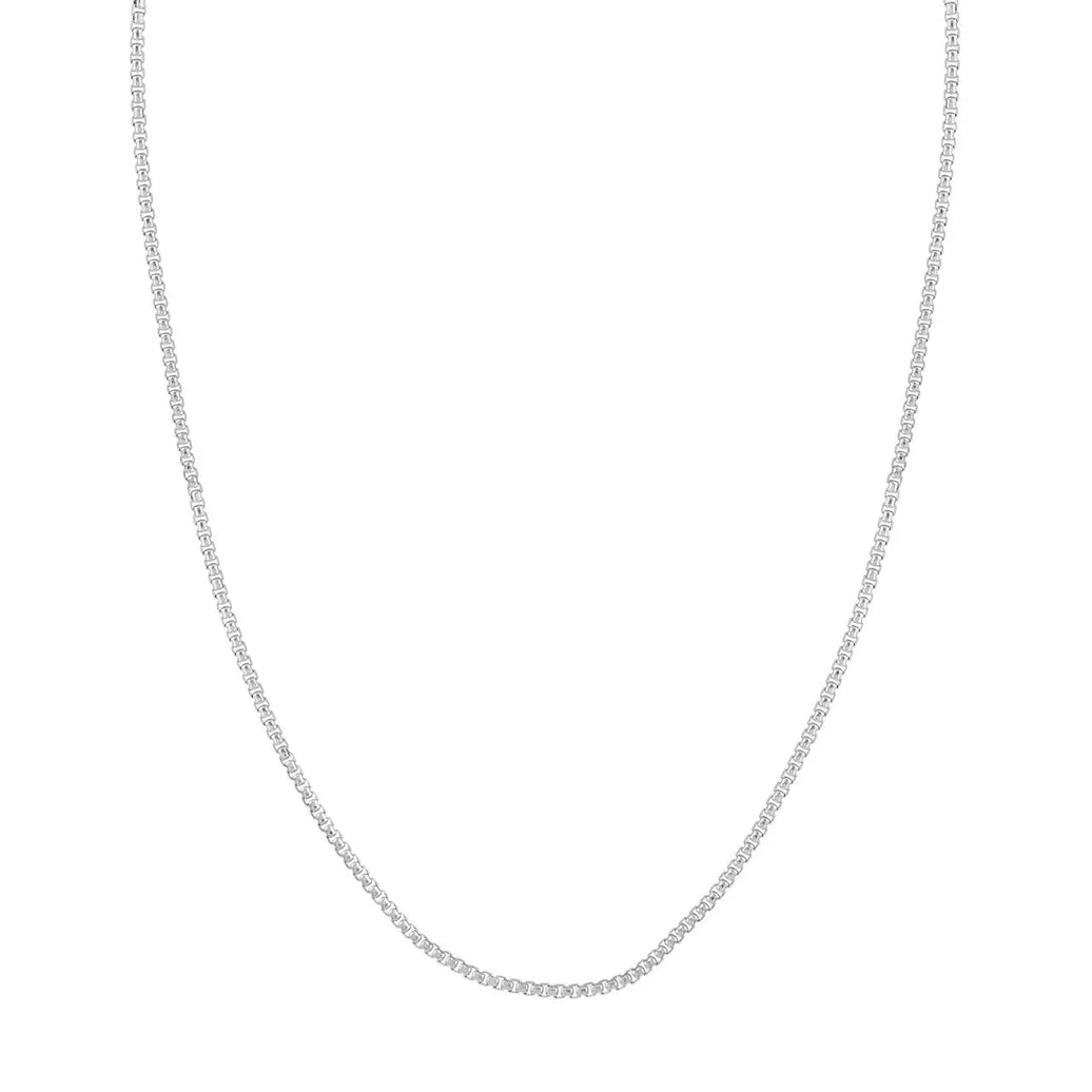 Sterling Silver Box Chain Reko