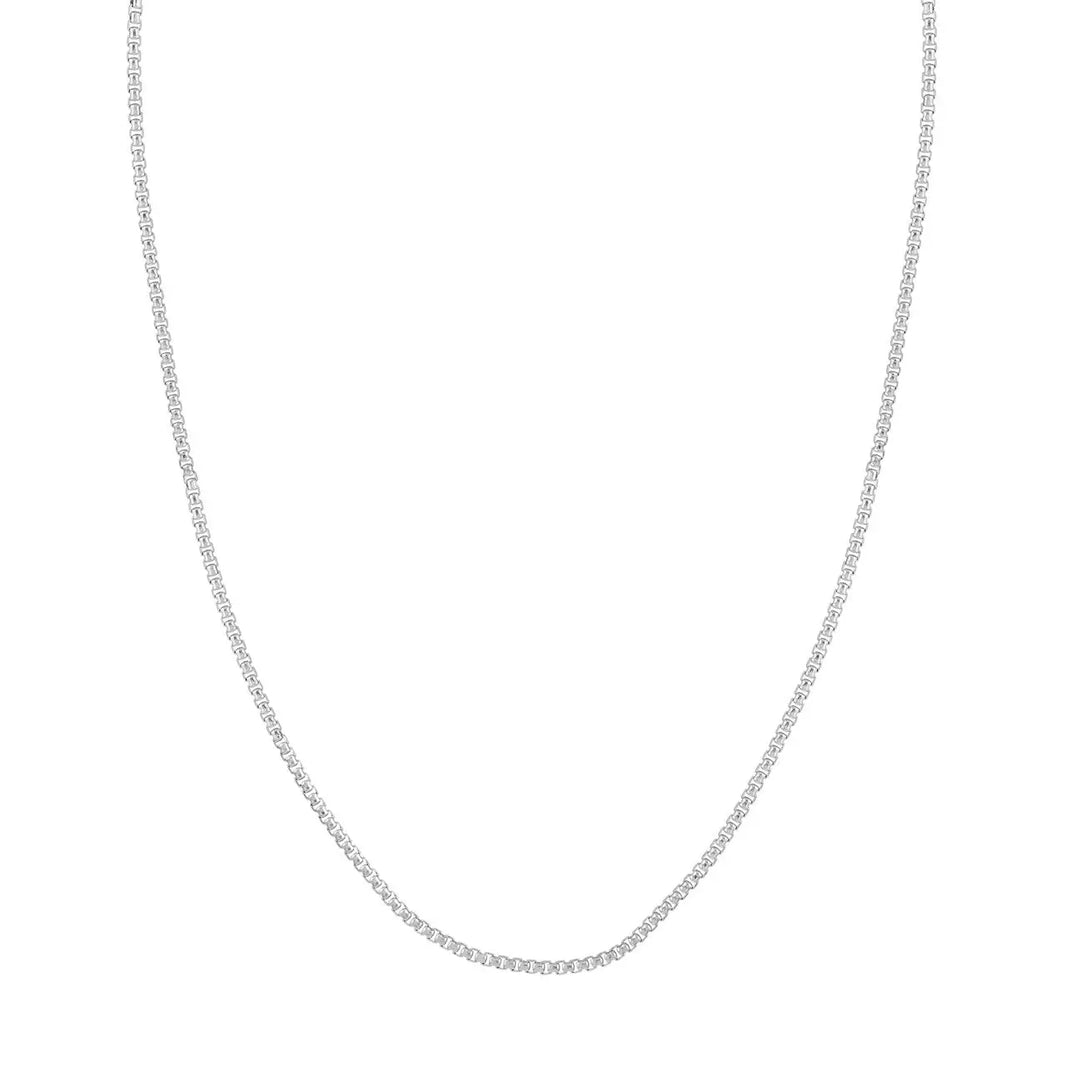 Sterling Silver Box Chain Reko