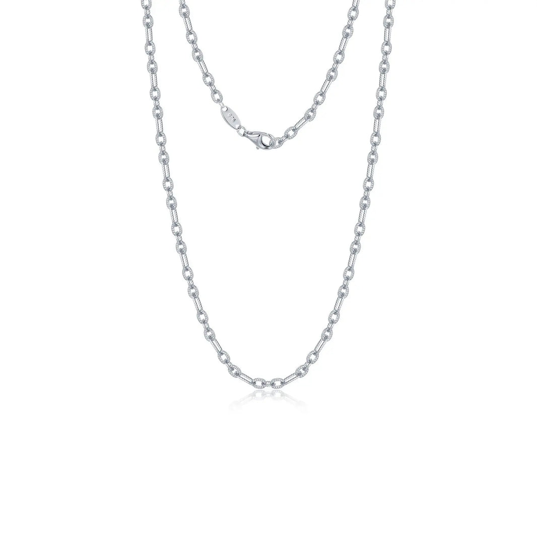 Sterling Silver Fancy Link Chain Lafonn