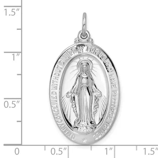 Sterling Silver Miraculous Medal Quality Gold of Cincinnati
