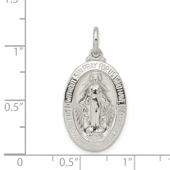 Sterling Silver Miraculous Medal Quality Gold of Cincinnati