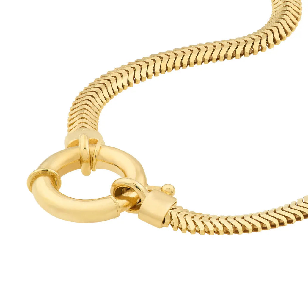 Yellow Gold Snake Chain Midas