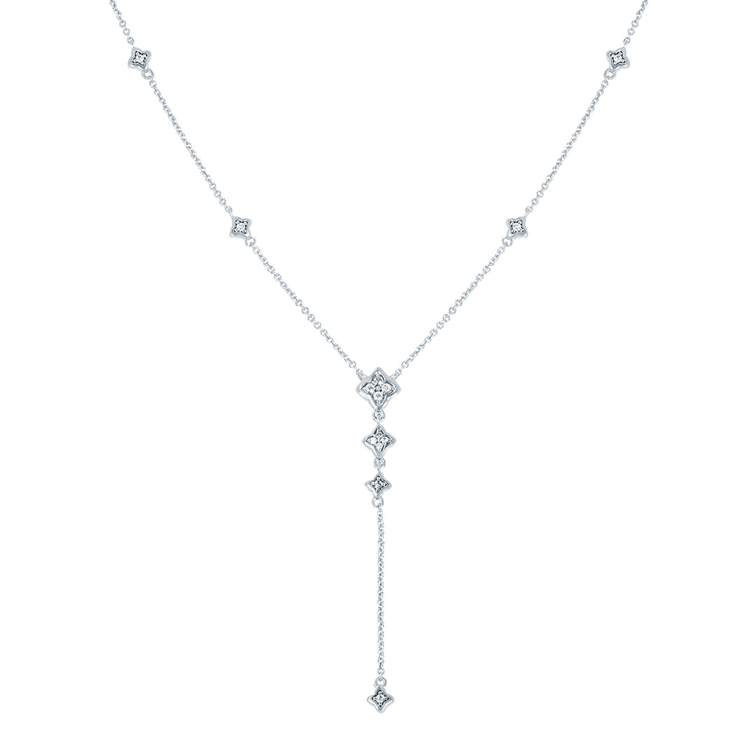 Diamond Y Necklace