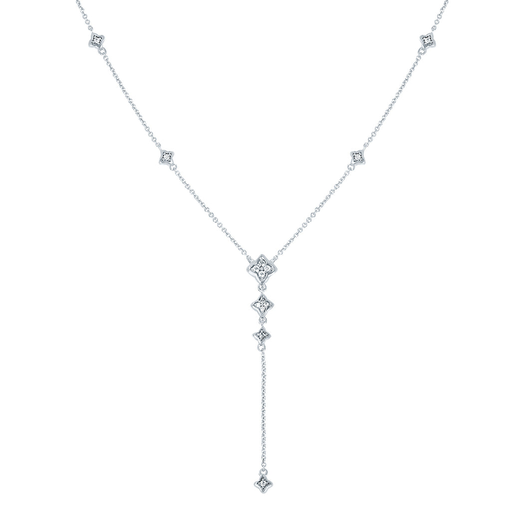 Diamond Y Necklace