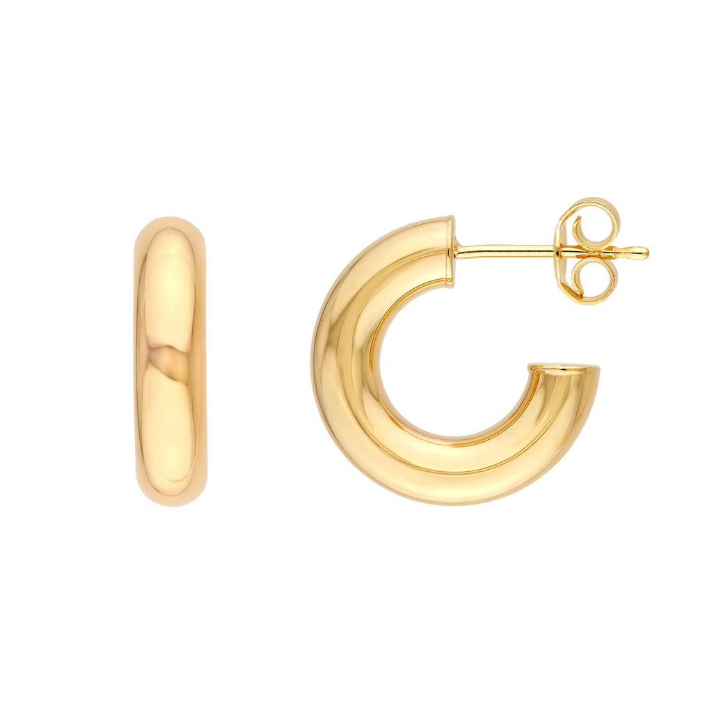 8mm Open Hoop Earrings