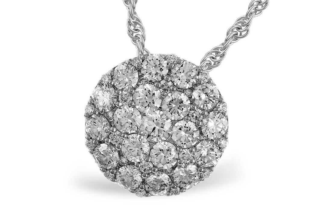 Diamond Cluster Necklace
