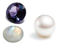 June - Alexandrite, Moonstone, Pearl