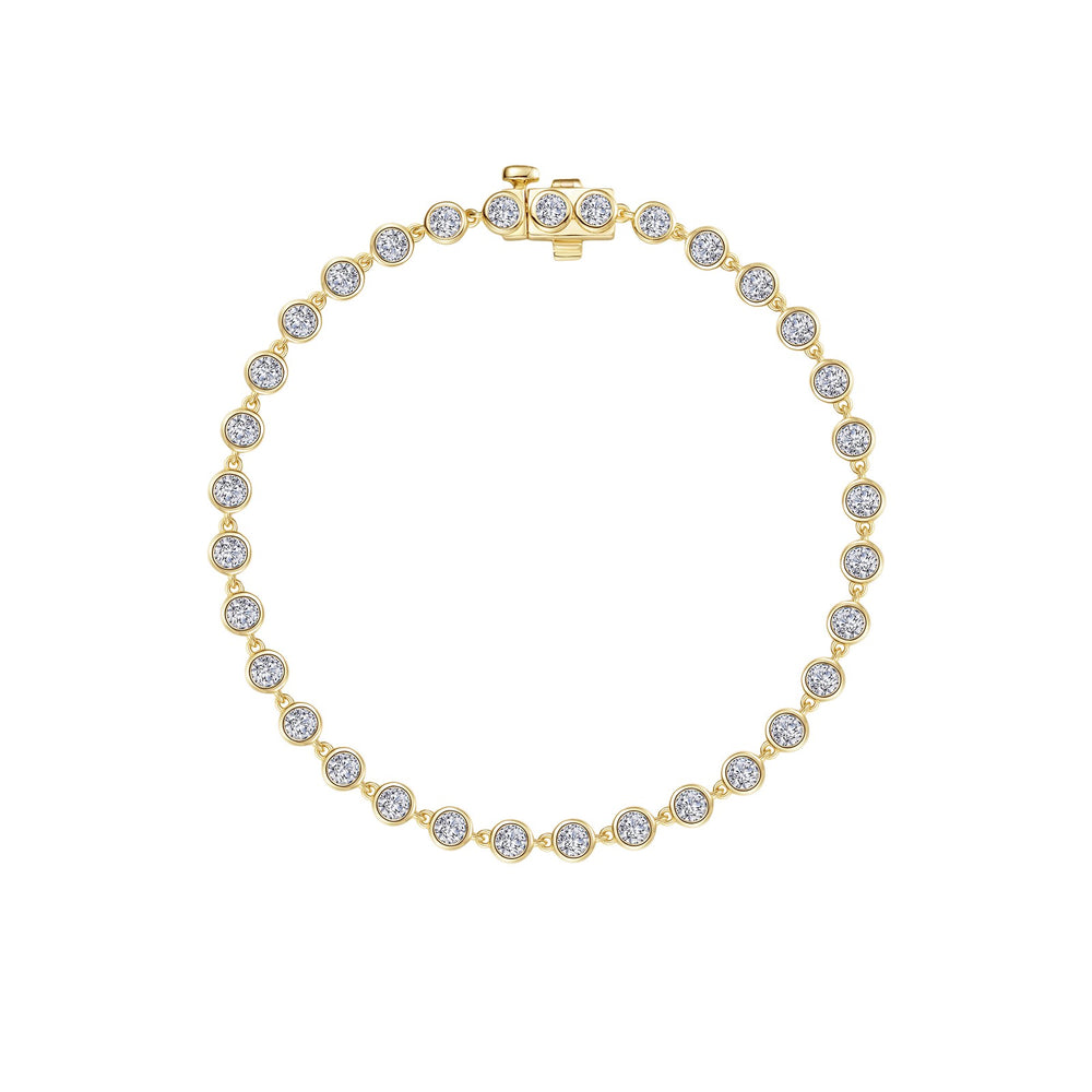 Bezel Strand Bracelet