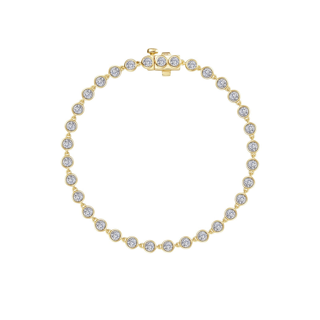 Bezel Strand Bracelet