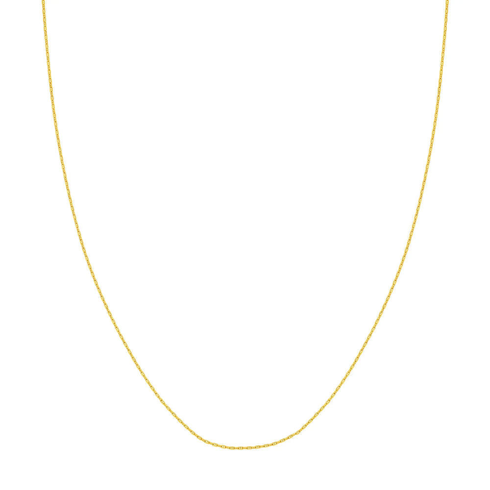 14k Yellow Gold Adjustable Anchor Chain Midas