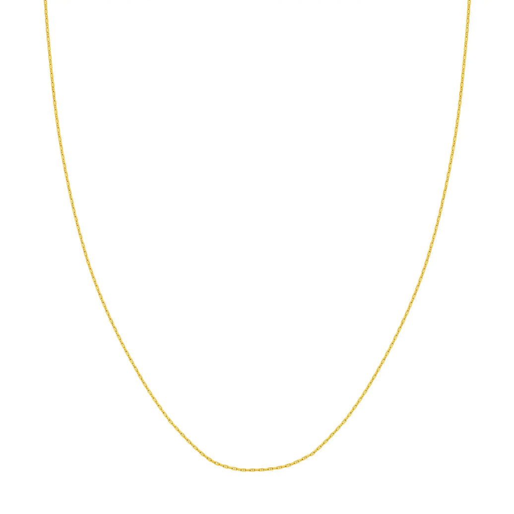 14k Yellow Gold Adjustable Anchor Chain Midas