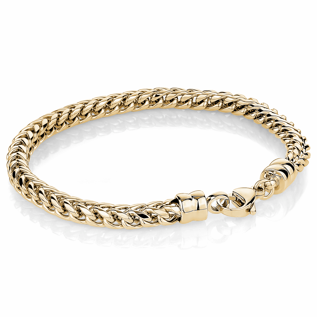Round Franco Link Bracelet