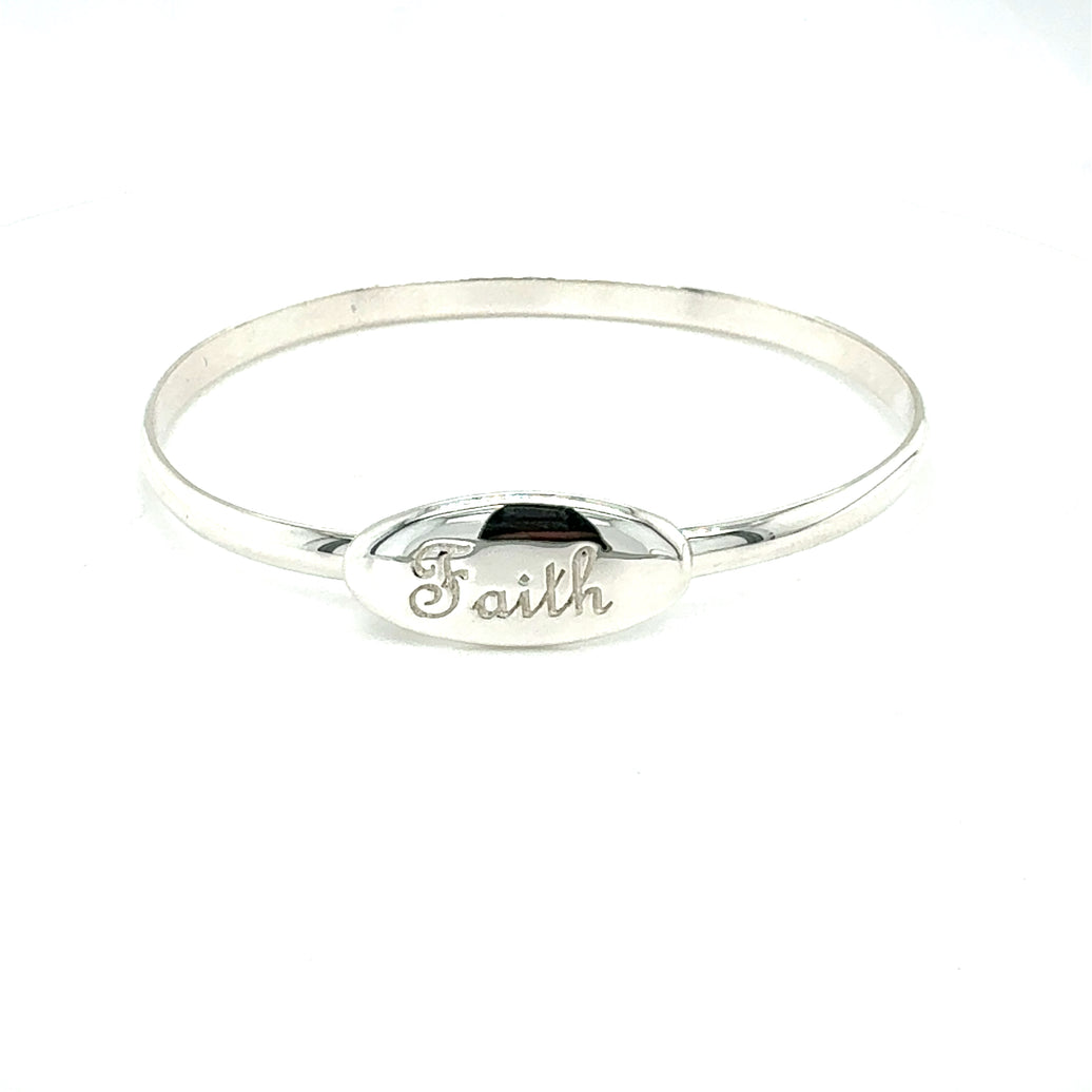 Faith Bangle Bracelet