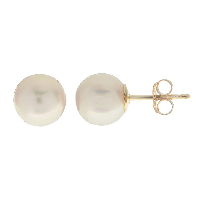 7 mm Akoya Pearl Stud Earrings Imperial-Deltah, Inc.