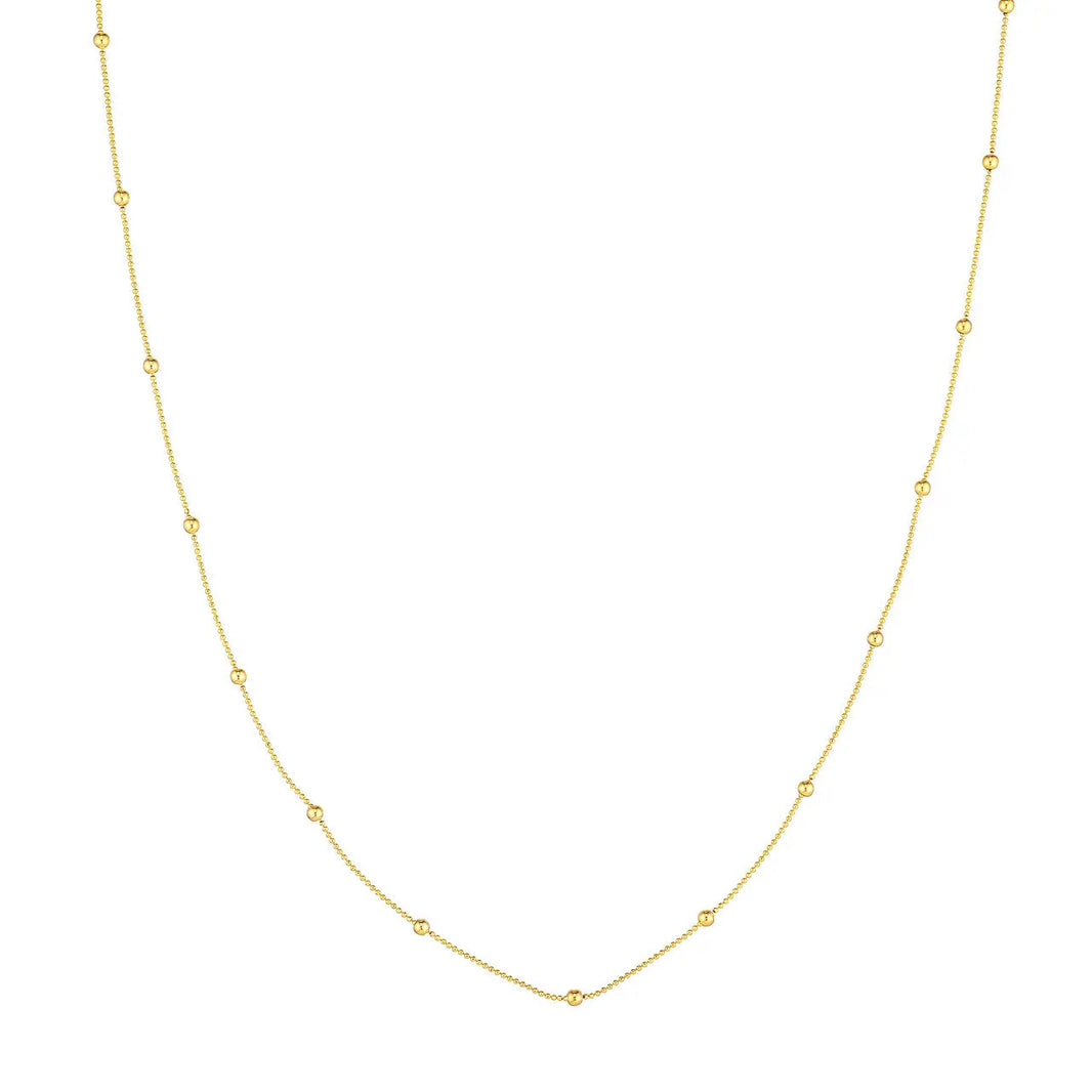 Alternating Ball and Chain Necklace Midas