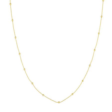 Alternating Ball and Chain Necklace Midas