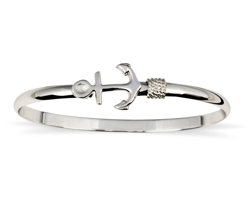Anchor with Rope Bangle Bracelet D'Amico Manufacturing Co., Inc.