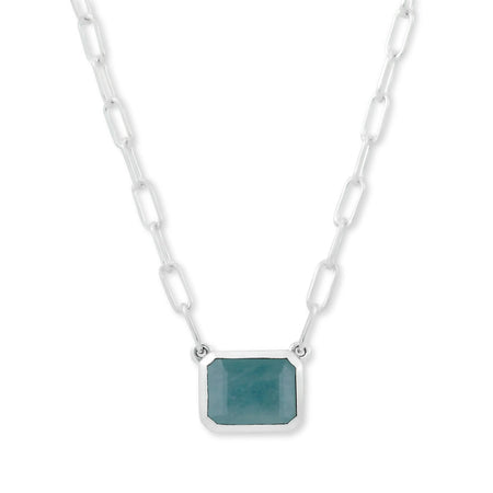 Aquamarine Necklace Samuel B Collection