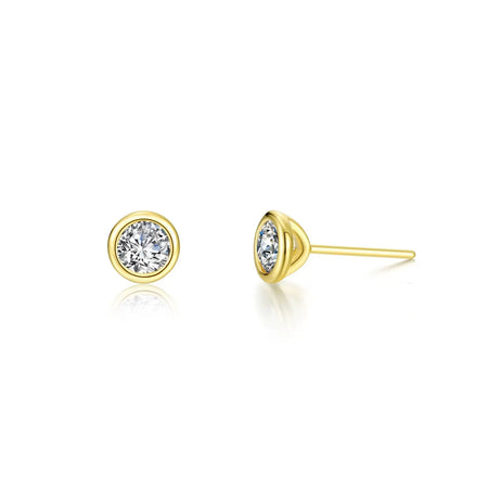 Bezel Stud Earrings Lafonn