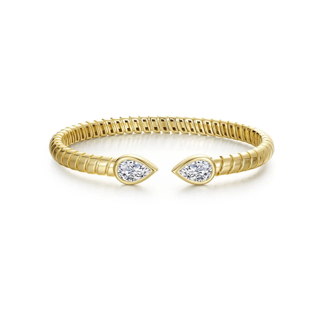 Bezel Teardrop Cuff Lafonn