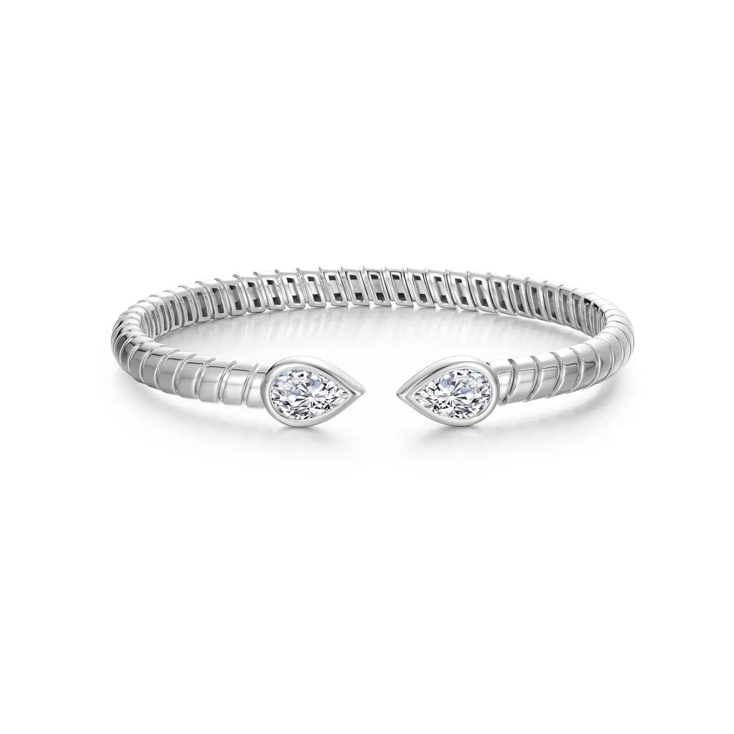 Bezel Teardrop Cuff Lafonn