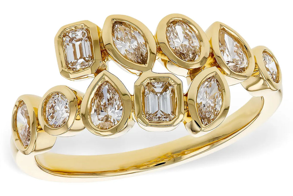 Bezeled Diamond Ring Allison Kaufman