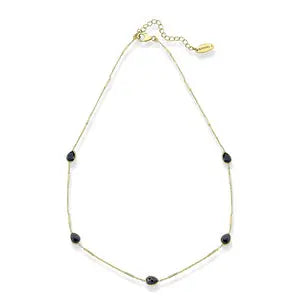Black Onyx Necklace Samuel B Collection