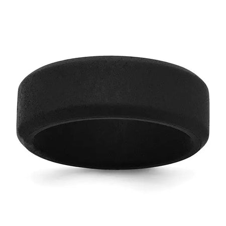 Black Silicone Band Ring Quality Gold of Cincinnati