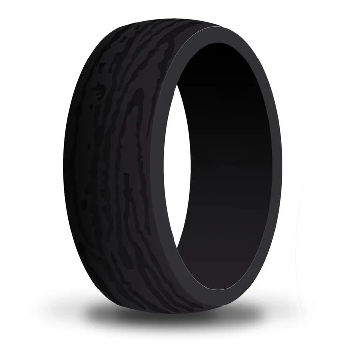 Black Silicone Ring Italgem