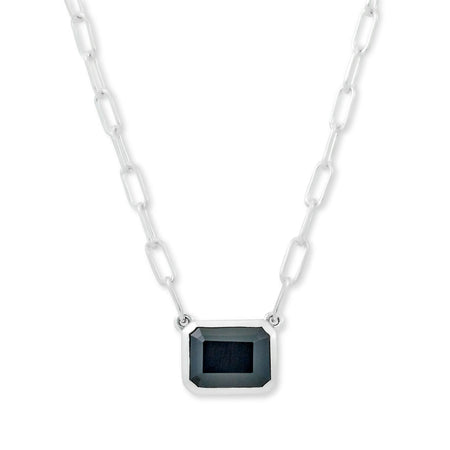 Black Spinel Necklace Samuel B Collection