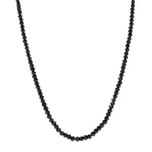 Black Spinel Necklace Samuel B Collection
